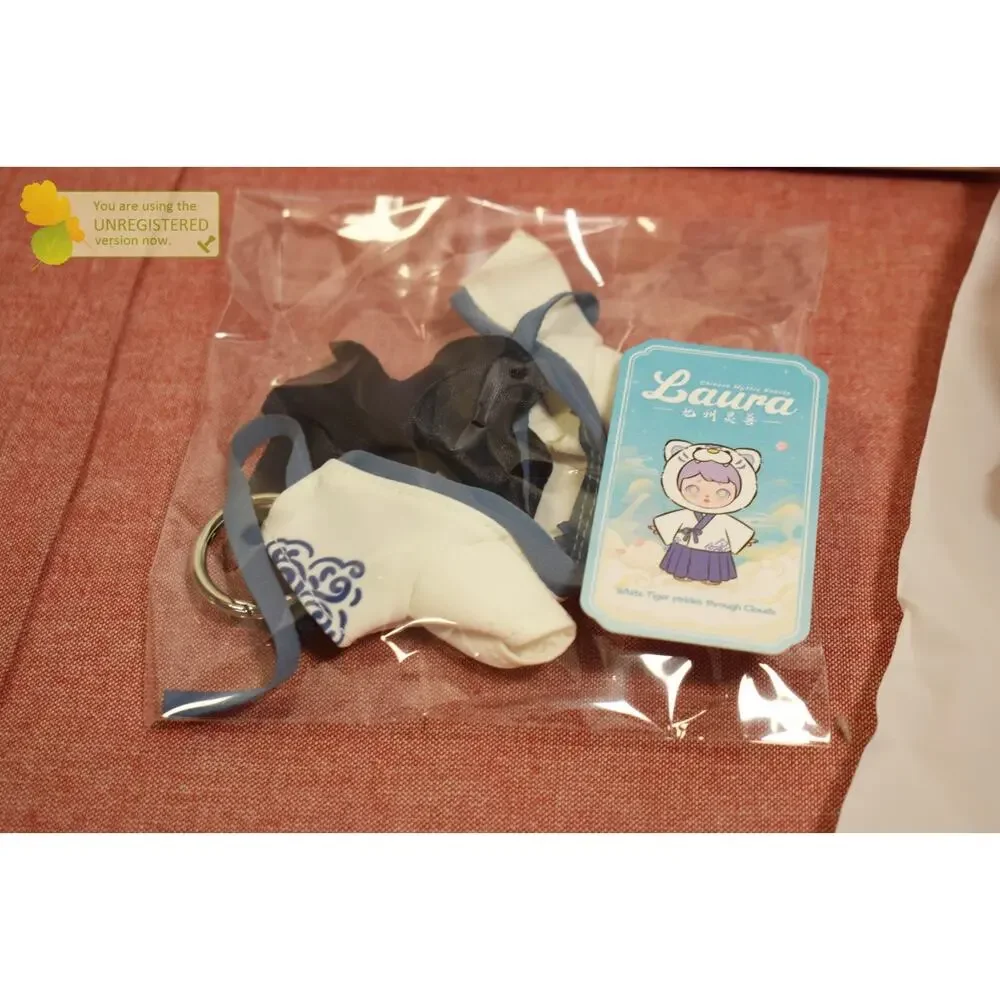 Laura Girl Mythic Beasts Series Plush White Tiger strides through Clouds #-